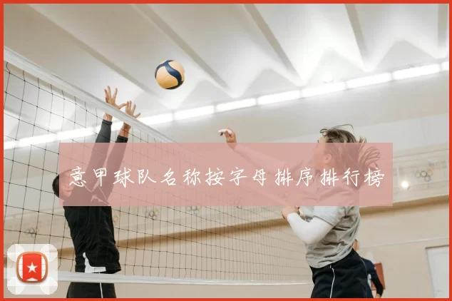 意甲球队名称按字母排序排行榜